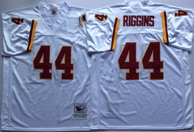 John Riggins Washington Commanders white Throwback jersey