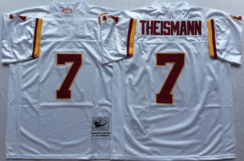 Joe Theismann Washington Commanders white Throwback jersey
