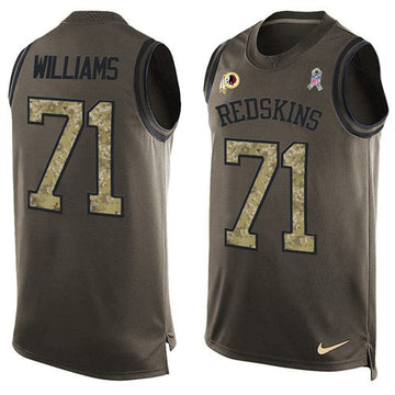 Trent Williams Washington Commanders green Salute To Service jersey