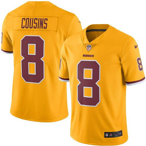 Kirk Cousins Washington Commanders gold Limited jersey