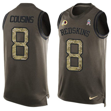 Kirk Cousins Washington Commanders green Salute To Service jersey