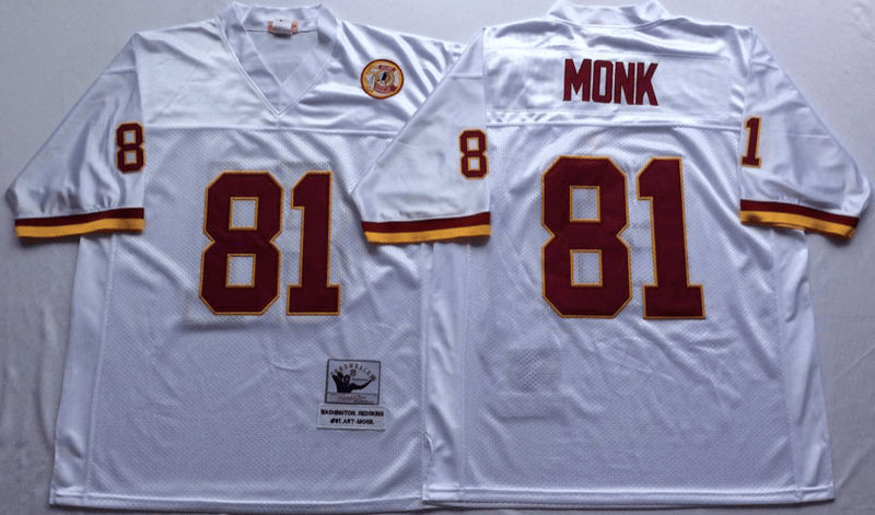 Art Monk Washington Commanders white Throwback jersey