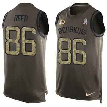 Jordan Reed Washington Commanders green Salute To Service jersey