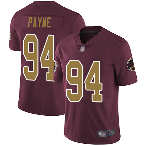 Da'Ron Payne Washington Commanders burgundy Vapor jersey