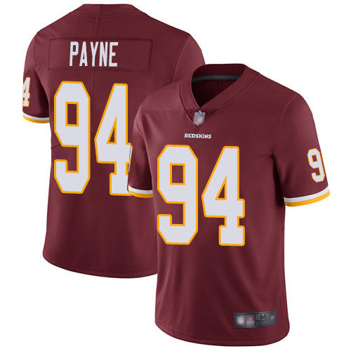 Da'Ron Payne Washington Commanders burgundy Vapor jersey