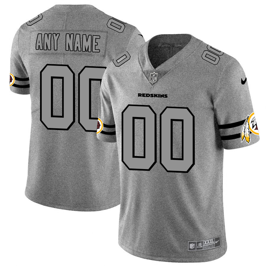 Custom Washington Commanders gray Vapor jersey