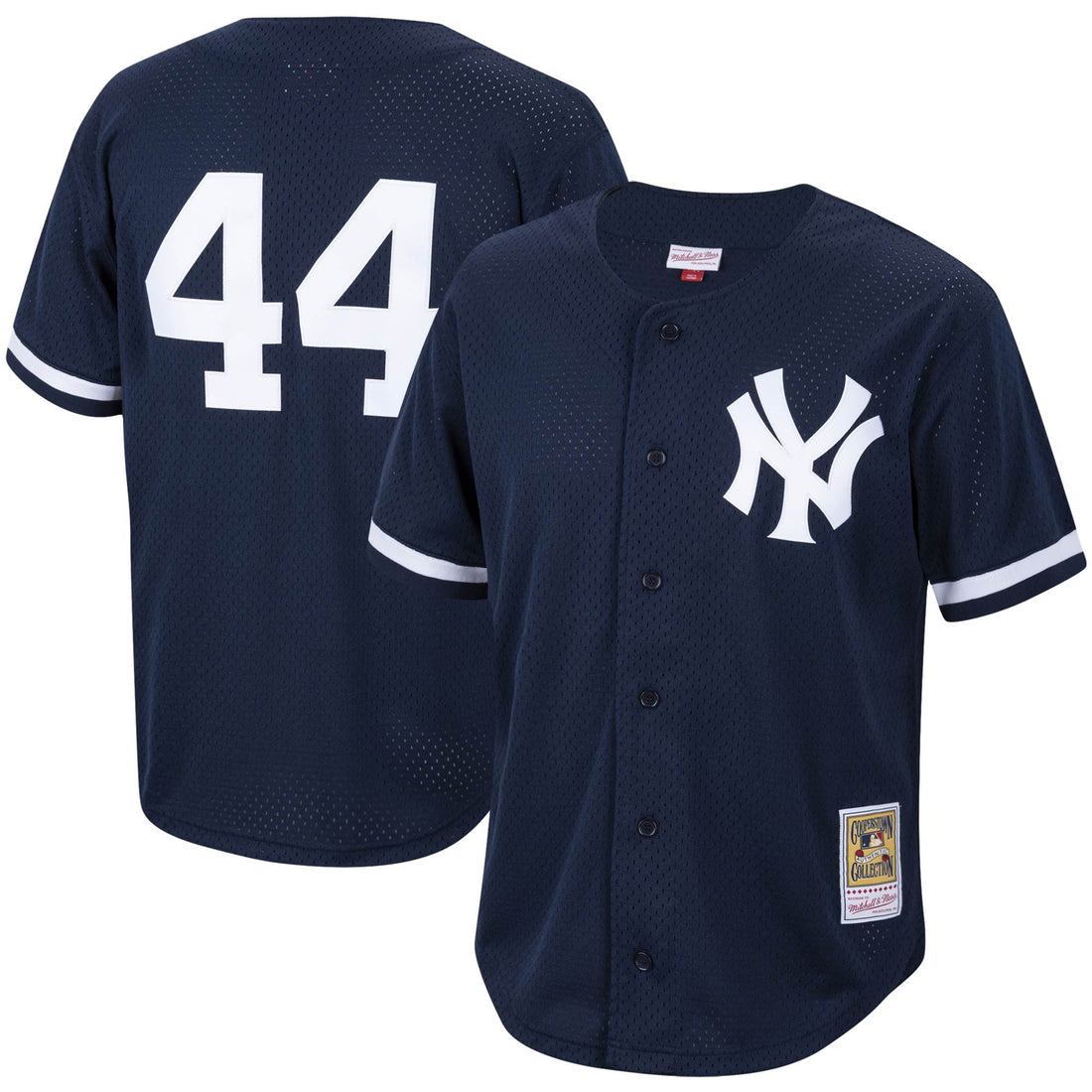 Reggie Jackson New York Yankees navy Cooperstown jersey