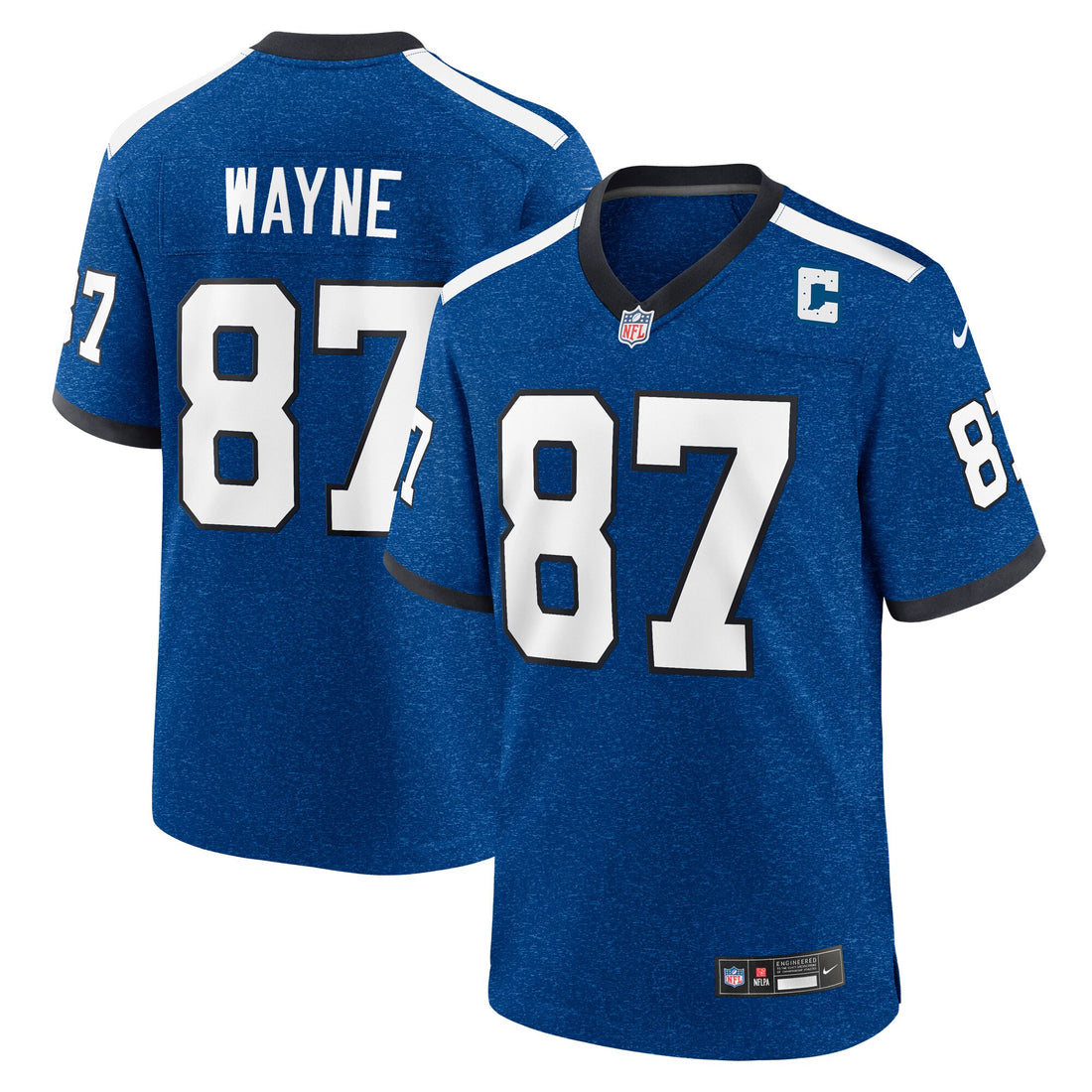 Reggie Wayne Indiana Nights Indianapolis Colts royal Alternate jersey