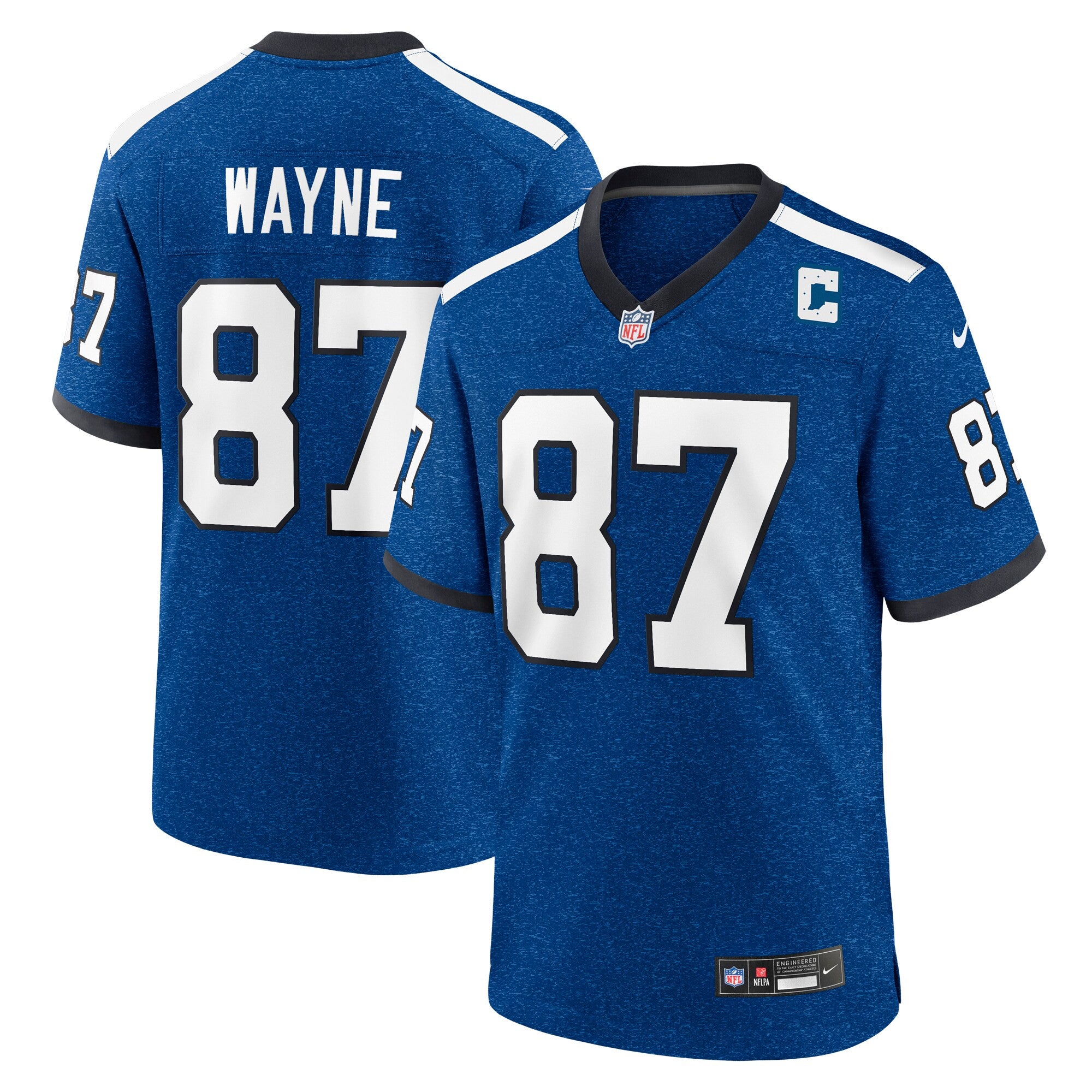 Reggie Wayne Indiana Nights Indianapolis Colts royal Alternate jersey