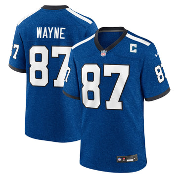 Reggie Wayne Indiana Nights Indianapolis Colts royal Alternate jersey