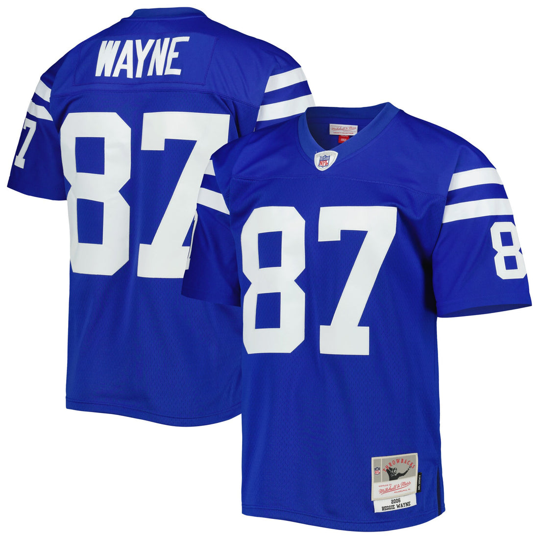 Reggie Wayne Indianapolis Colts royal jersey