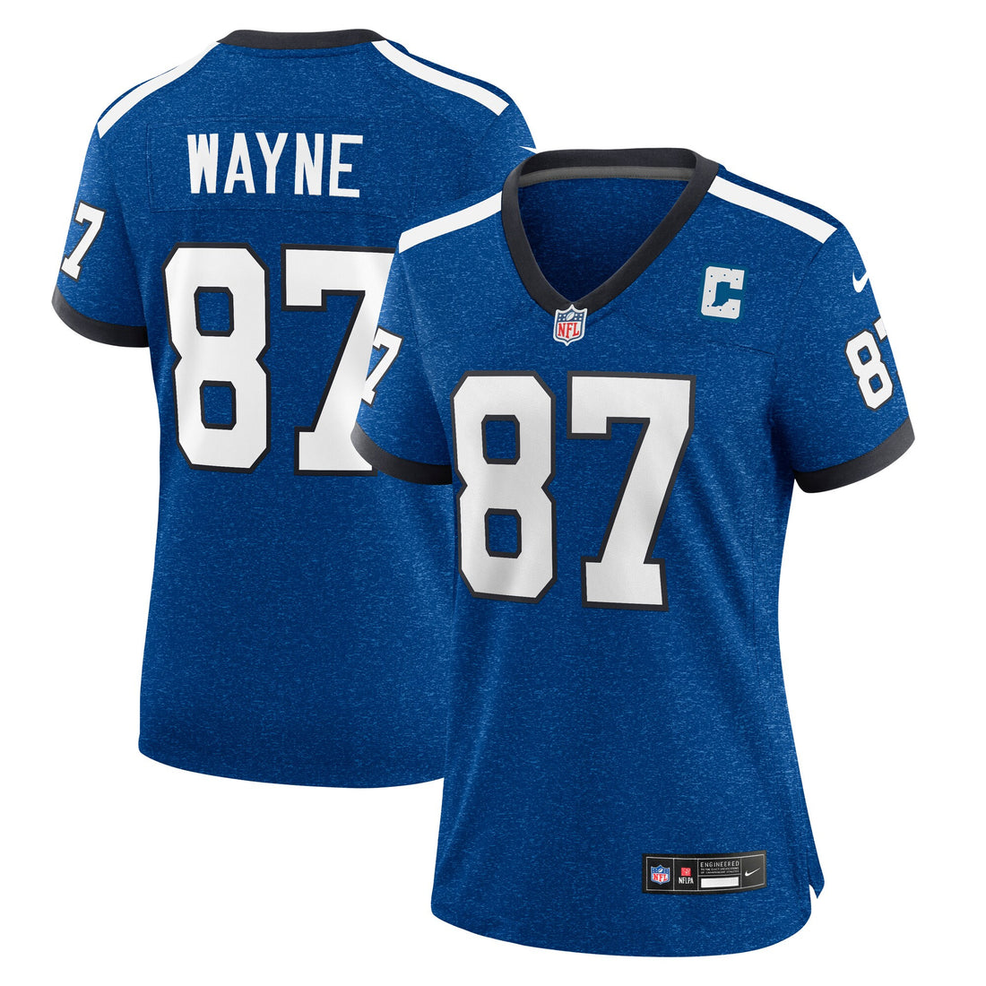 Reggie Wayne Indiana Nights Indianapolis Colts royal Alternate jersey