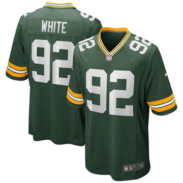 Reggie White Green Bay Packers green Game jersey