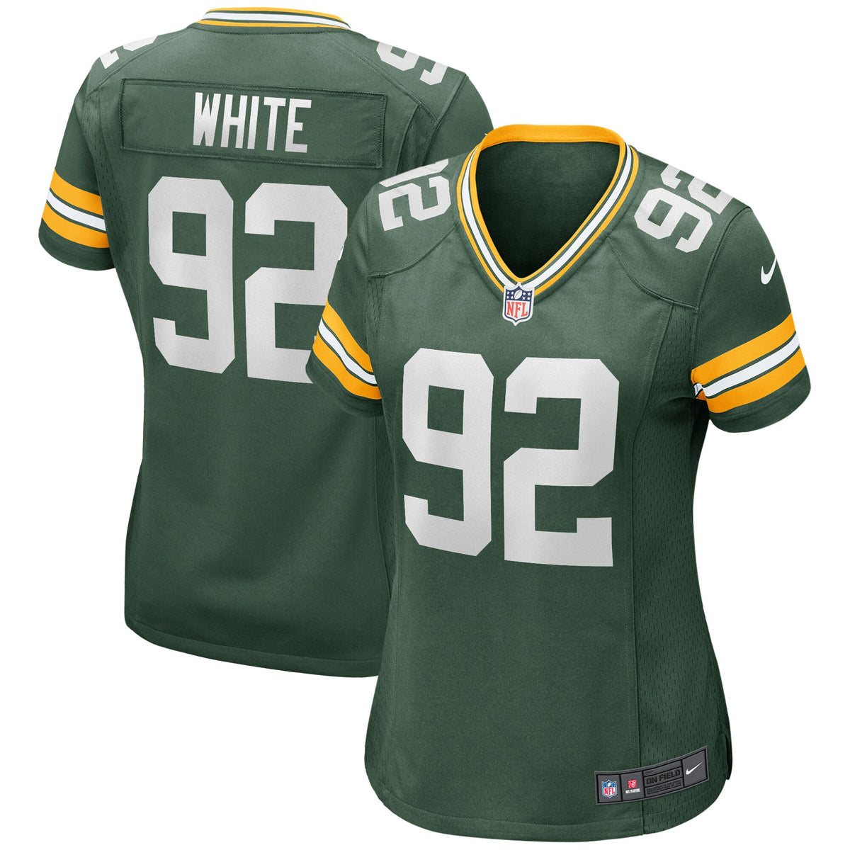 Reggie White Green Bay Packers green Game jersey