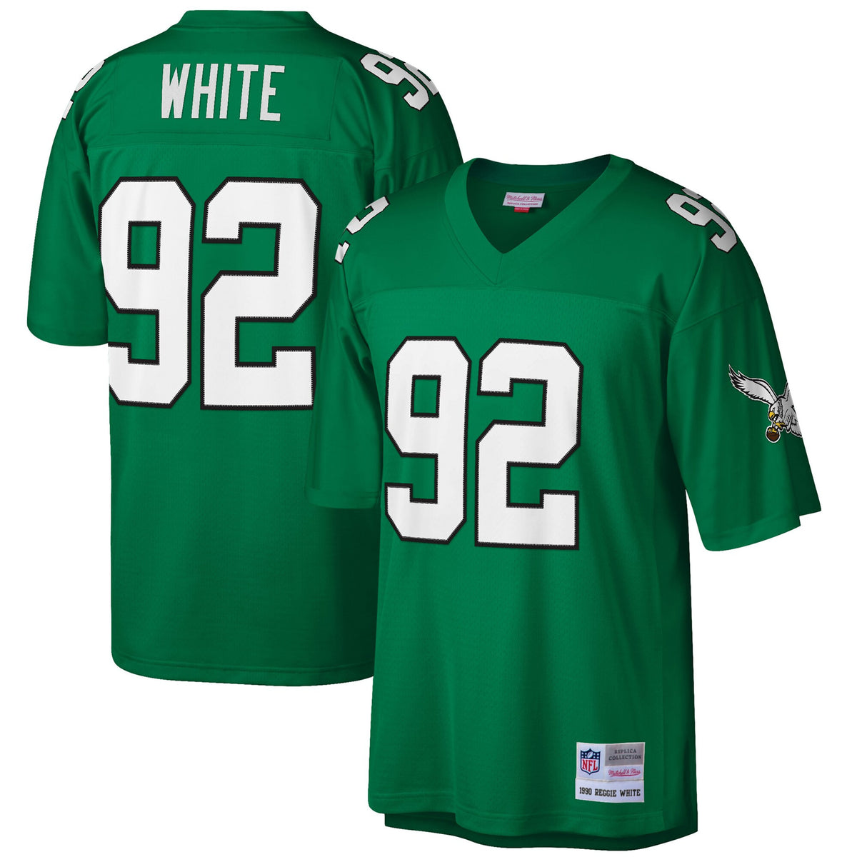 Reggie White Philadelphia Eagles green jersey