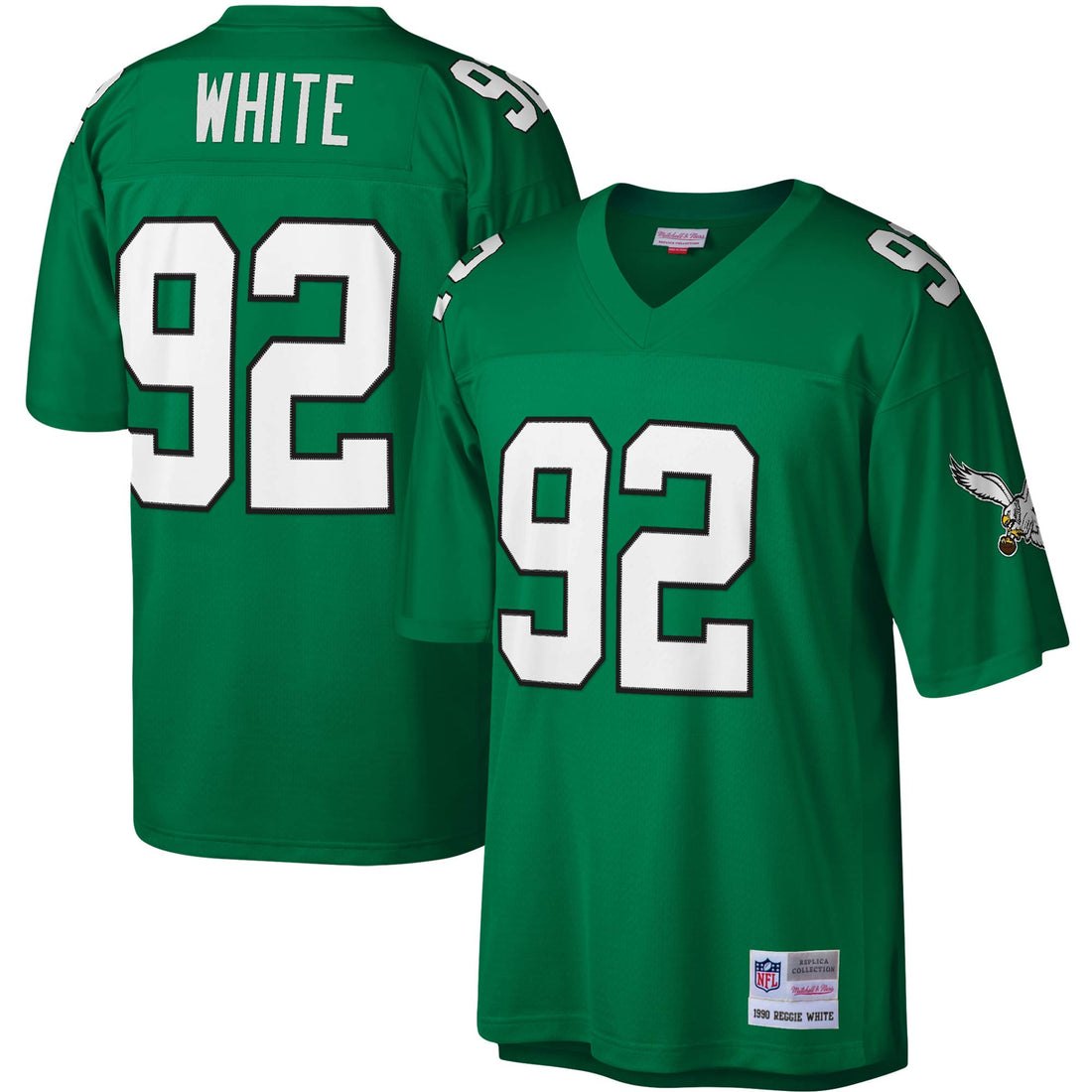 Reggie White Philadelphia Eagles green jersey
