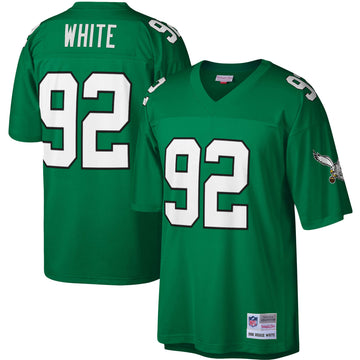 Reggie White Philadelphia Eagles green jersey