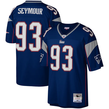 Richard Seymour New England Patriots navy jersey