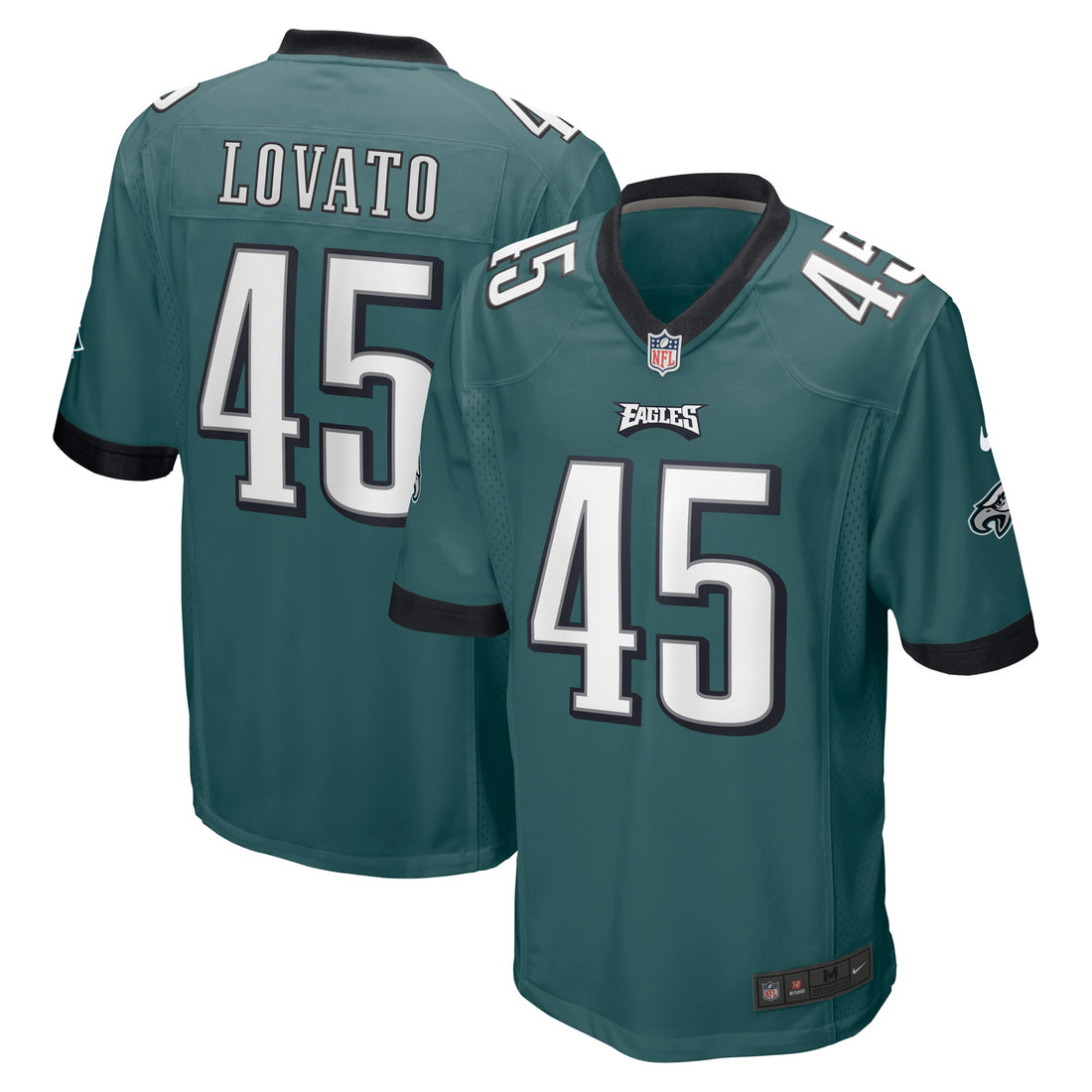 Rick Lovato Philadelphia Eagles green jersey