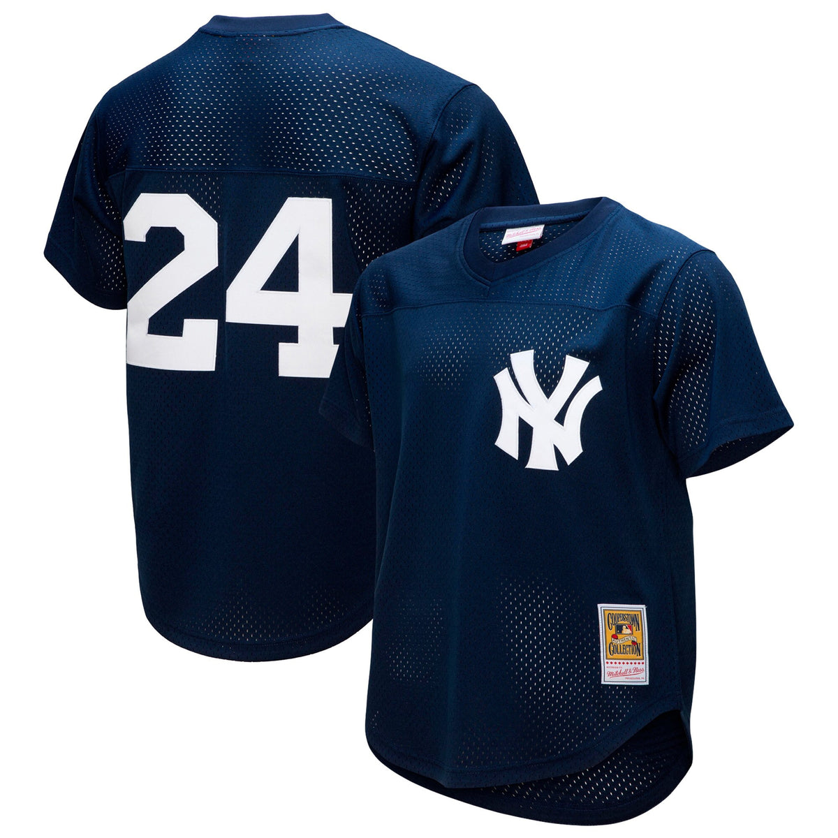 Rickey Henderson New York Yankees navy Cooperstown jersey