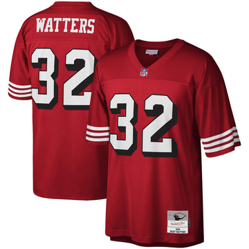 Ricky Watters San Francisco 49ers scarlet jersey