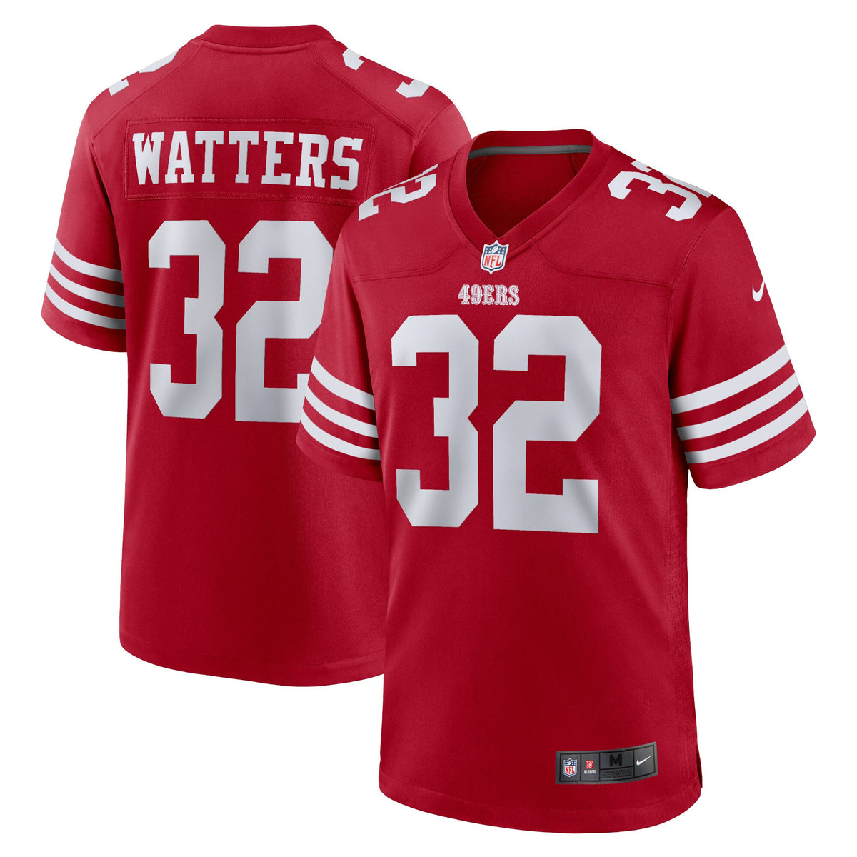 Ricky Watters San Francisco 49ers scarlet jersey
