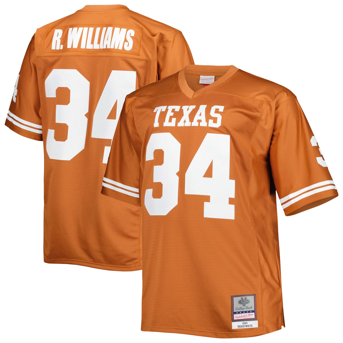 Ricky Williams Texas Longhorns orange Throwback jersey