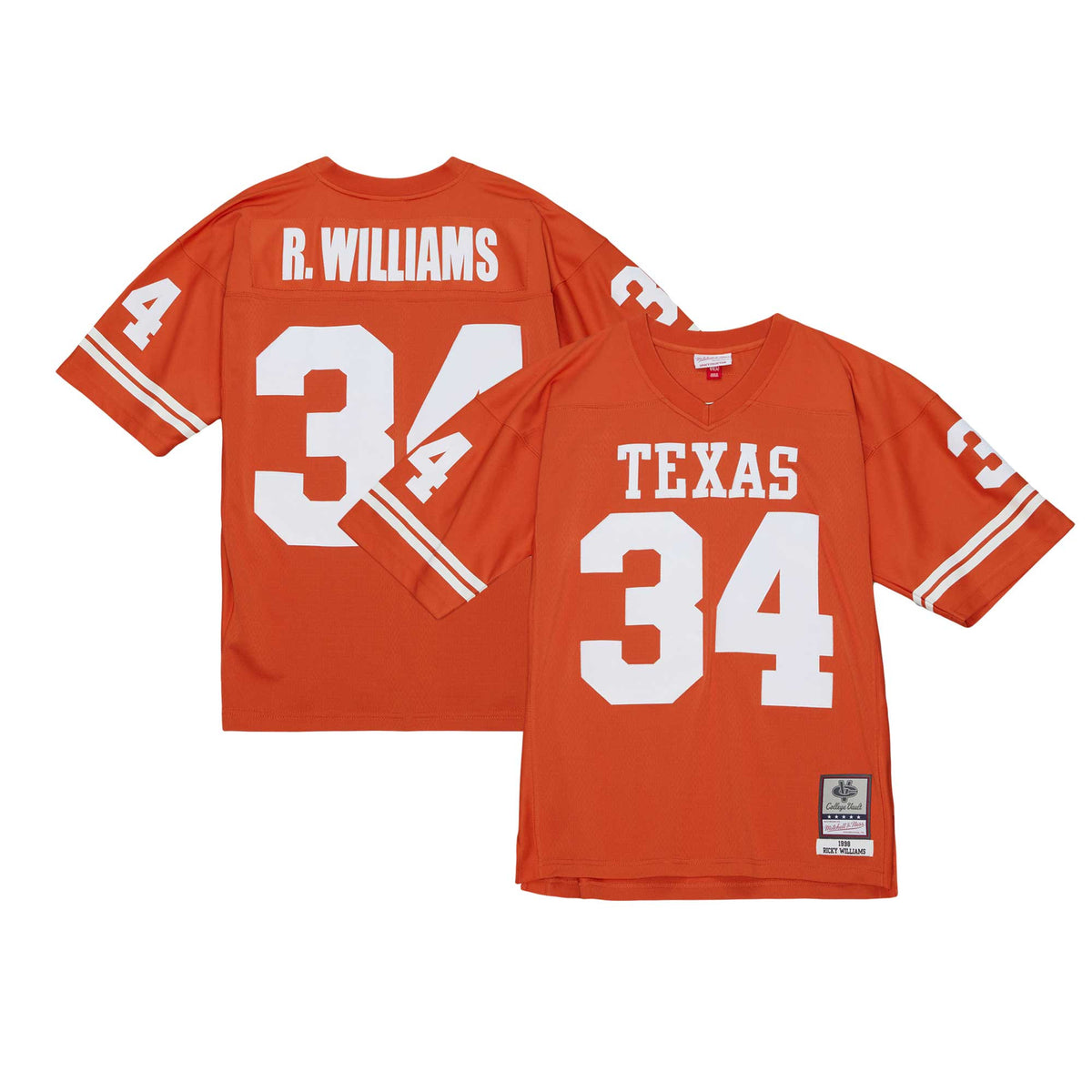 Ricky Williams Texas Longhorns orange Throwback jersey