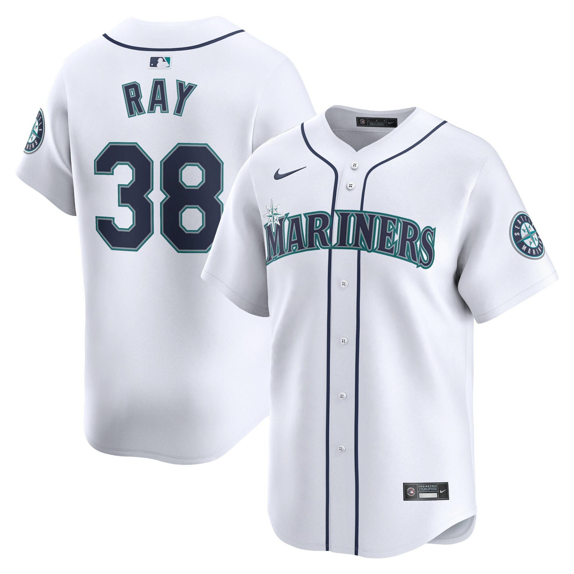 Robbie Ray Seattle Mariners white Limited jersey