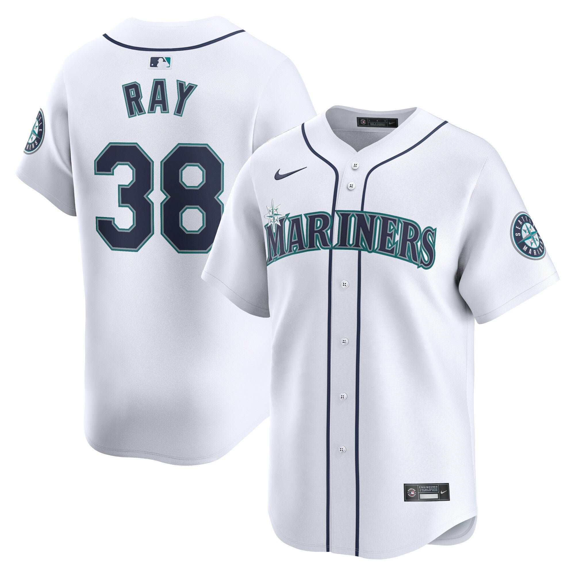 Robbie Ray Seattle Mariners white Limited jersey