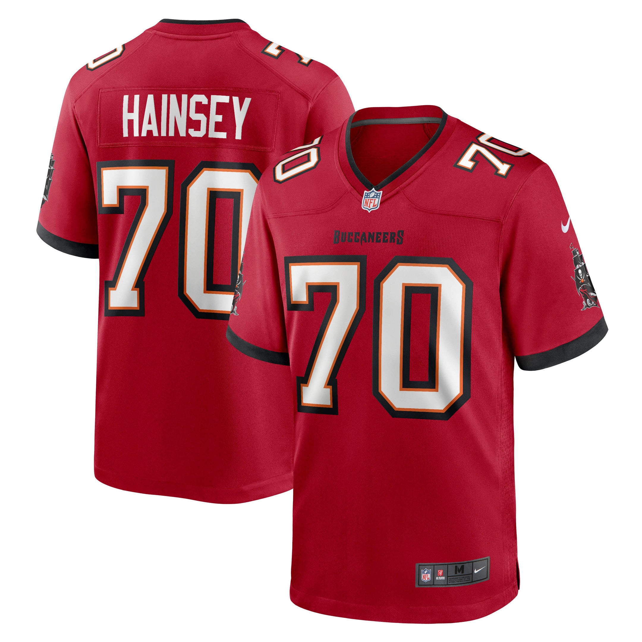 Robert Hainsey Tampa Bay Buccaneers red jersey