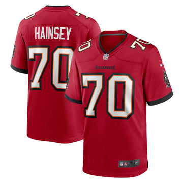 Robert Hainsey Tampa Bay Buccaneers red jersey