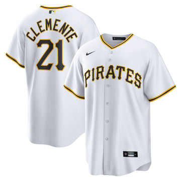 Roberto Clemente Pittsburgh Pirates white Home jersey