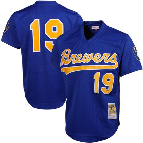 Robin Yount Milwaukee Brewers royal Cooperstown jersey