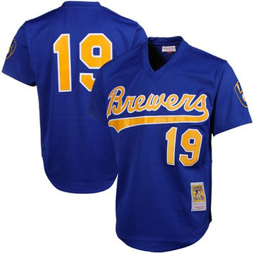 Robin Yount Milwaukee Brewers royal Cooperstown jersey
