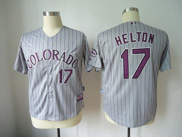 Helton Colorado Rockies grey jersey