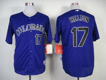 Helton Colorado Rockies purple jersey