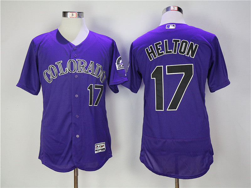 Todd Helton Colorado Rockies purple jersey