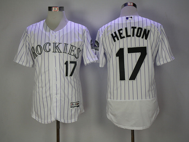 Todd Helton Colorado Rockies white jersey