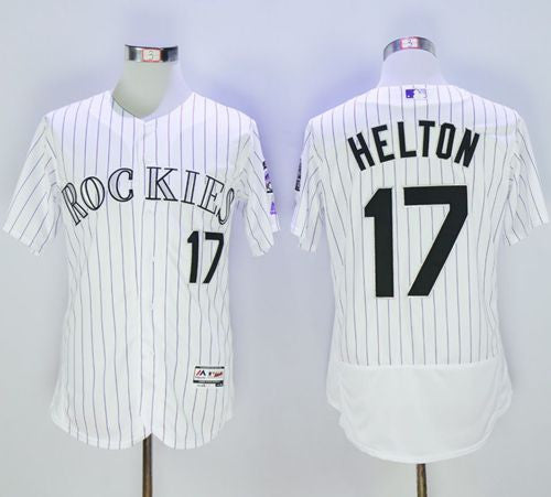 Todd Helton Colorado Rockies white Authentic jersey