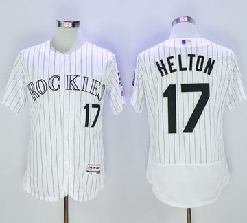 Todd Helton Colorado Rockies white Authentic jersey
