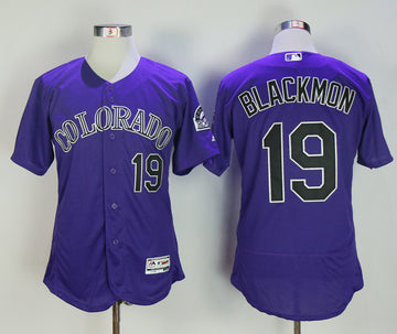Charlie Blackmon Colorado Rockies purple jersey