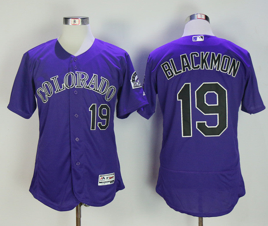 Charlie Blackmon Colorado Rockies purple jersey