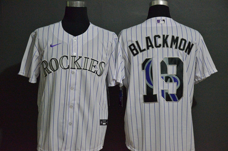 Charlie Blackmon Colorado Rockies white Fashion jersey