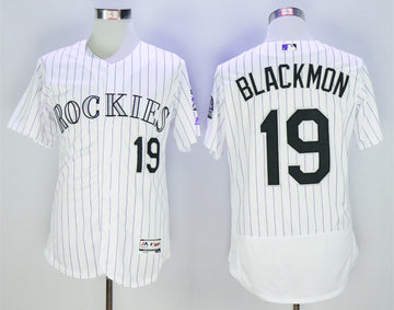 Charlie Blackmon Colorado Rockies white jersey