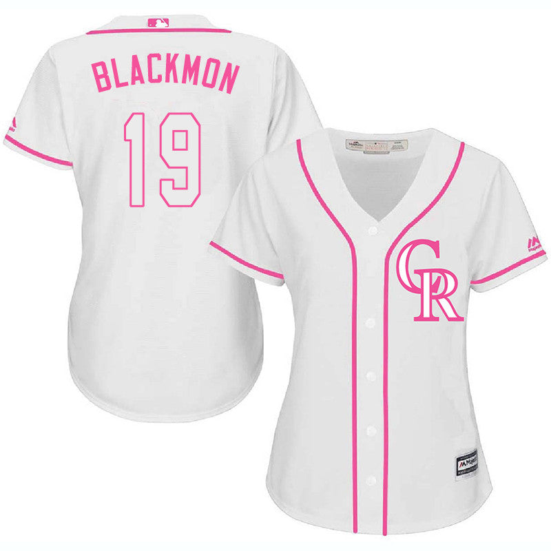 Charlie Blackmon Colorado Rockies white jersey