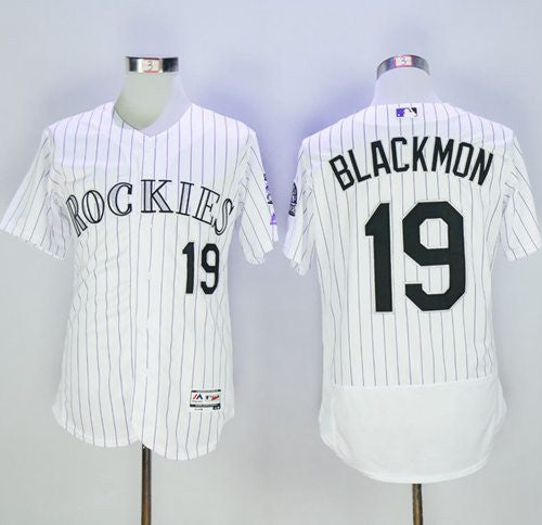 Charlie Blackmon Colorado Rockies white Authentic jersey