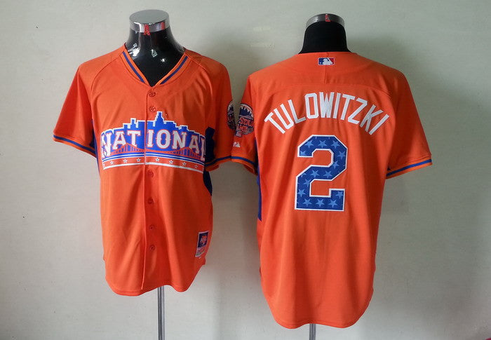 Tulowitzki Colorado Rockies orange jersey