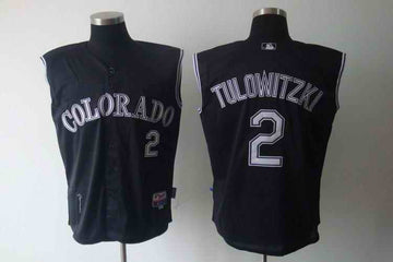 Tulowizki Colorado Rockies black jersey