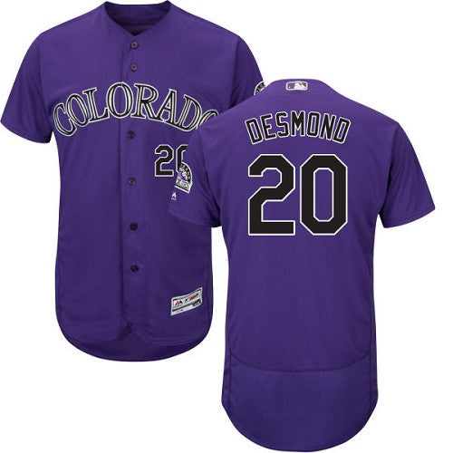Ian Desmond Colorado Rockies purple jersey